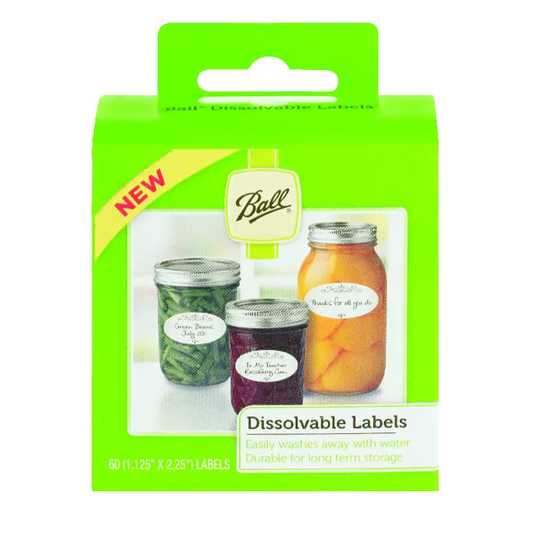 Dissolvable Canning Labels 60 Pk