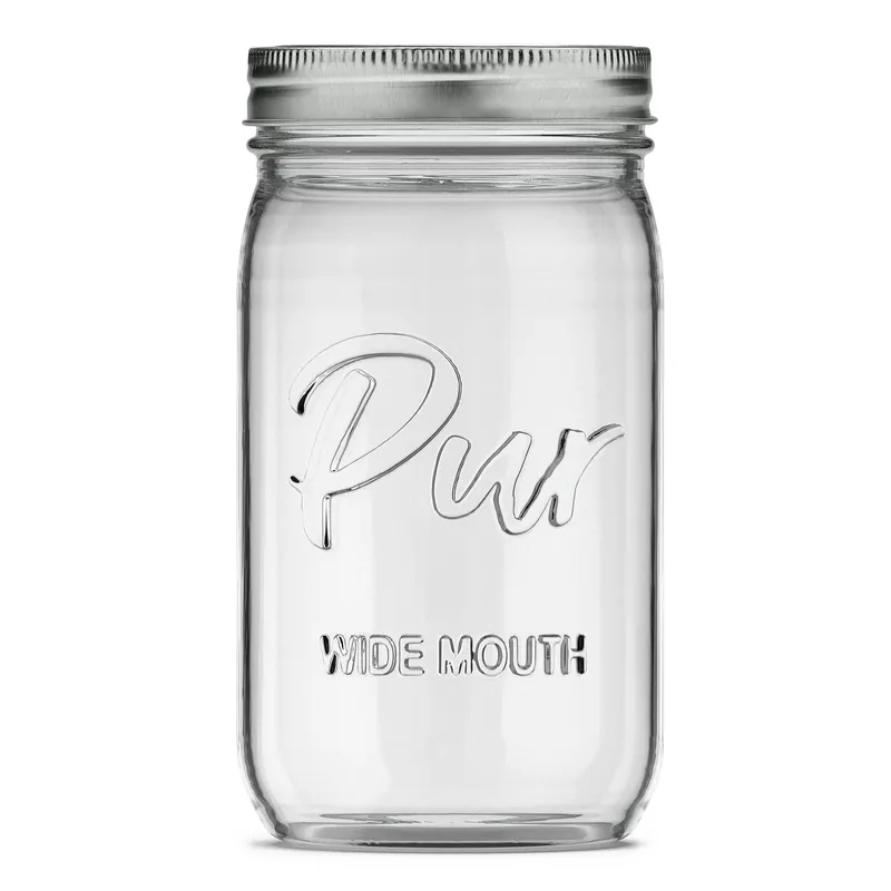 Pur Mason Wide Mouth Mason Jar 32 Oz 12 Pk