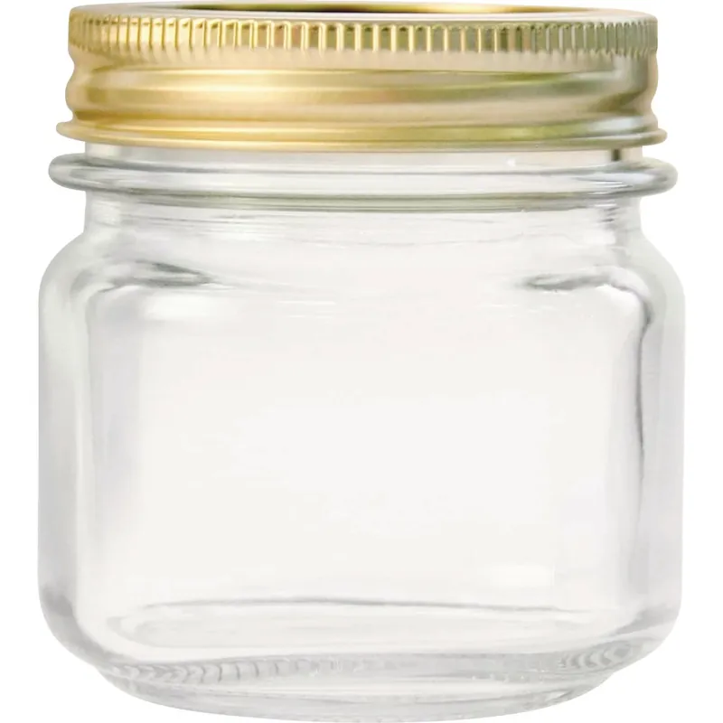 Tecnocap Regular Mouth Canning Jar 8 Oz 12 Pk
