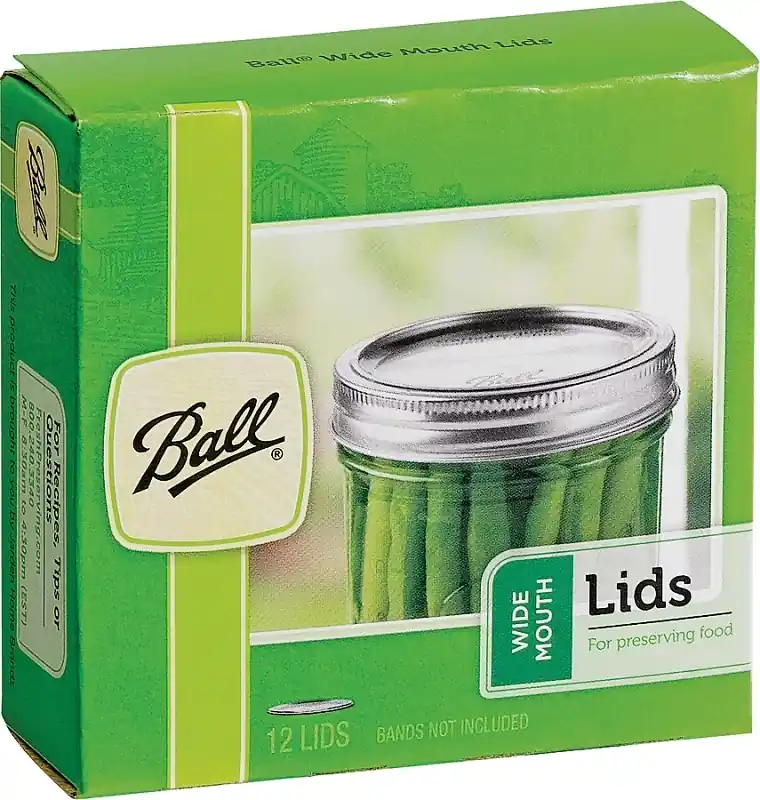 Wide Mouth Canning Lid 12 Pk