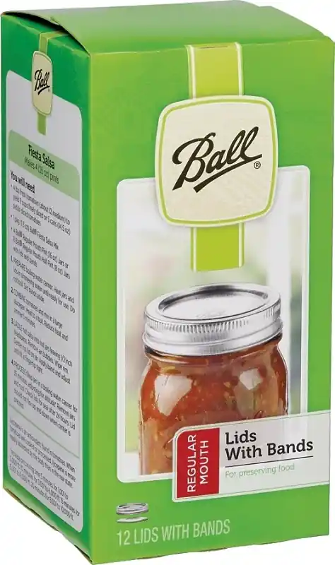Regular Mouth Canning Lids And Bands 12 Pk