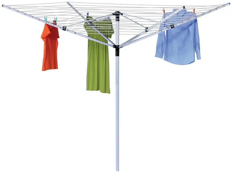 Honey-can-do Dry-09068 Outdoor Umbrella Clothes Dryer, 165 Ft Drying Space, Aluminum/steel