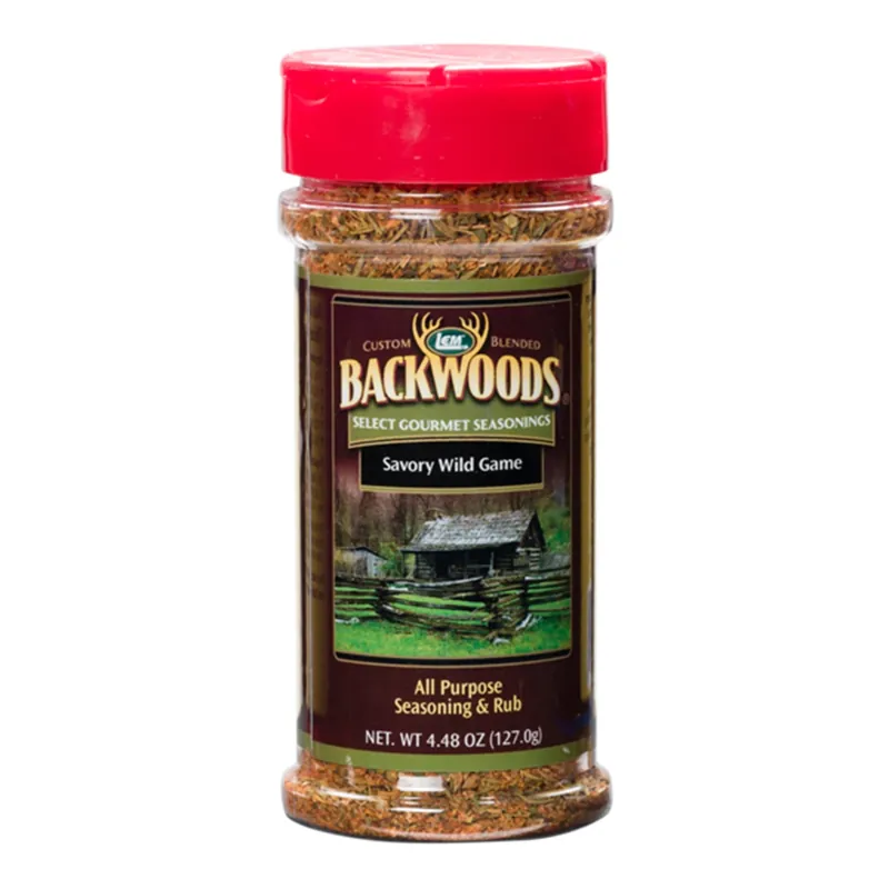 Backwoods Savory Wild Game Seasoning 4.48 Oz - Herbal Flavor With Fennel & Orange