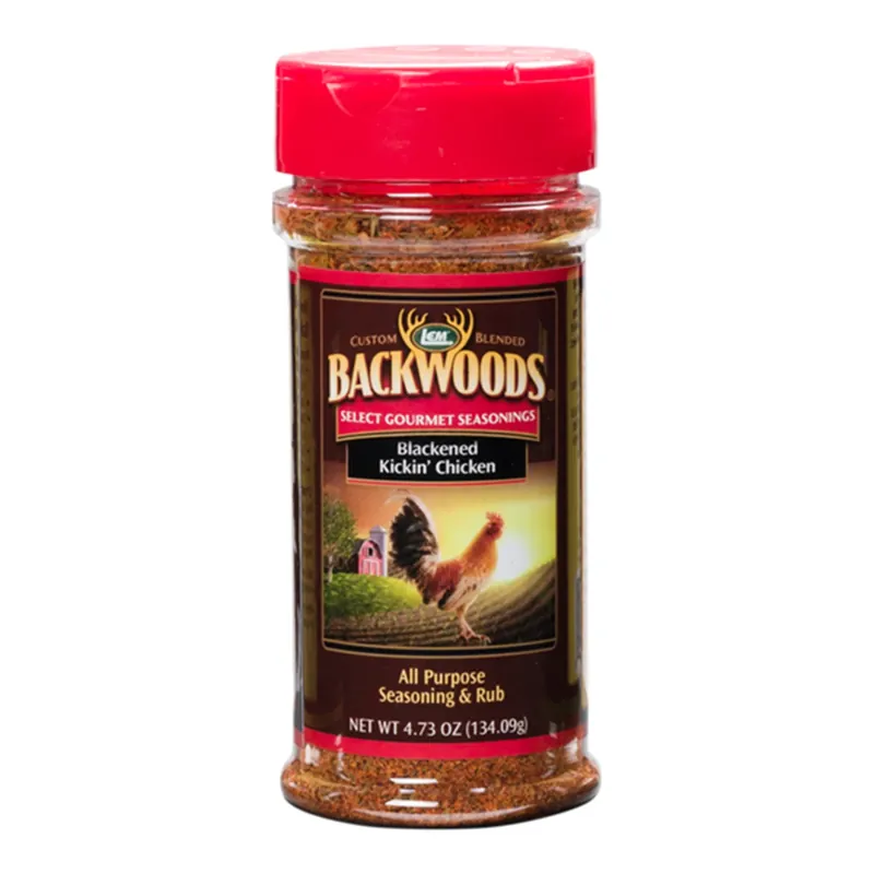 Backwoods Blackened Kickin‘ Chicken Seasoning 4.73 Oz - Flavorful Spice Blend