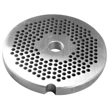 8 Stainless Steel Grinder Plate - 1/8 Inch Size