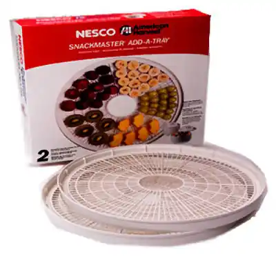 White 2 Each Food Dehydrator Tray