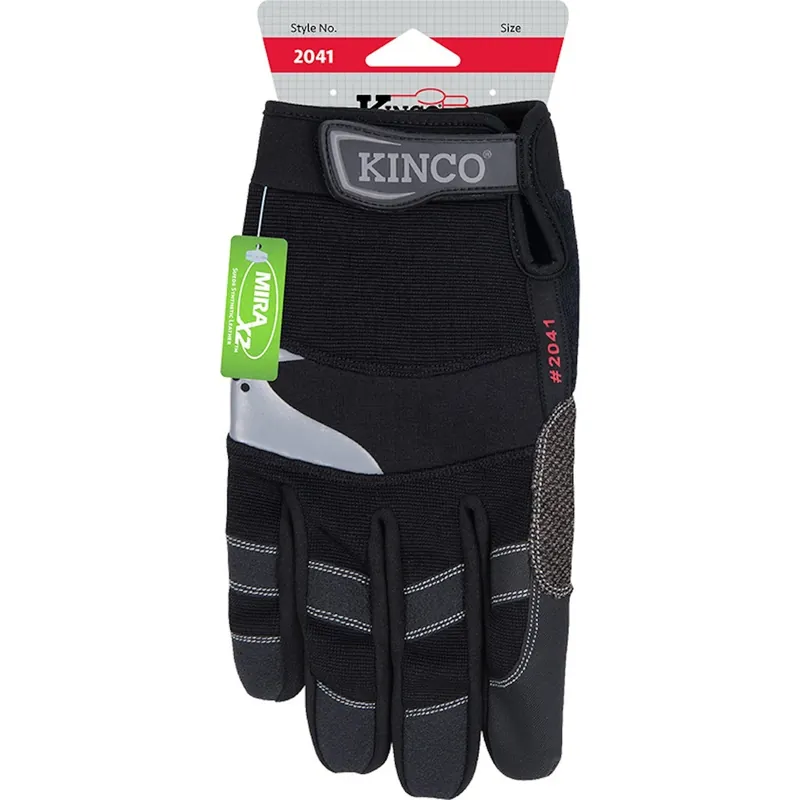 Pro General Purpose Synthetic Gloves, Black/gray, Men‘s M