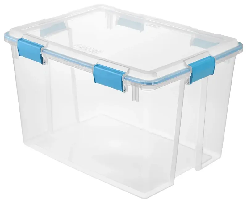 Storage Box With Gasket Seal, 80-qt.