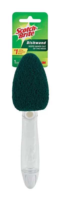 Heavy Duty Dishwand With Built-in Scraper, Model 650-4, Green