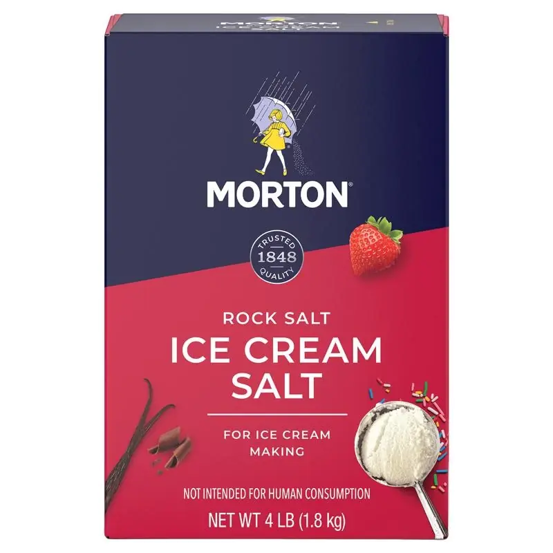 Ice Cream Salt 4 Lb Boxed Concentrated