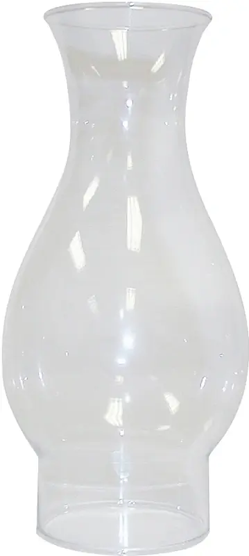 Flared Clear Glass Oil Lamp Shade 1 Pk