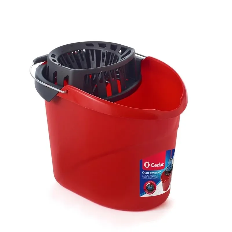 O-cedar Quickwring 2.5 Gal Wringer Bucket Red