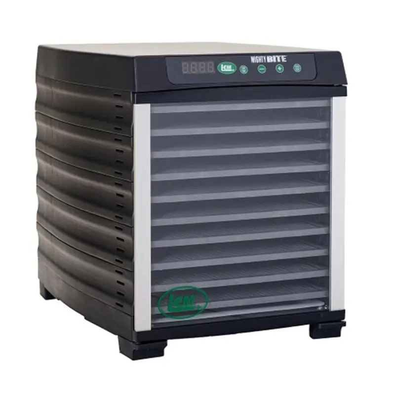 Mighty Bite Black/silver 10 Sq Ft Stainless Steel Food Dehydrator