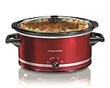 Hamilton Beach 8 Quart Red Oval Slow Cooker Model 33184