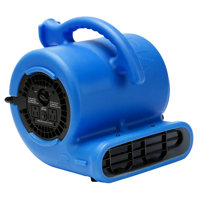 13.5 In. H 1/4 Hp 3-speed Blower Fan For Water Damage Restoration