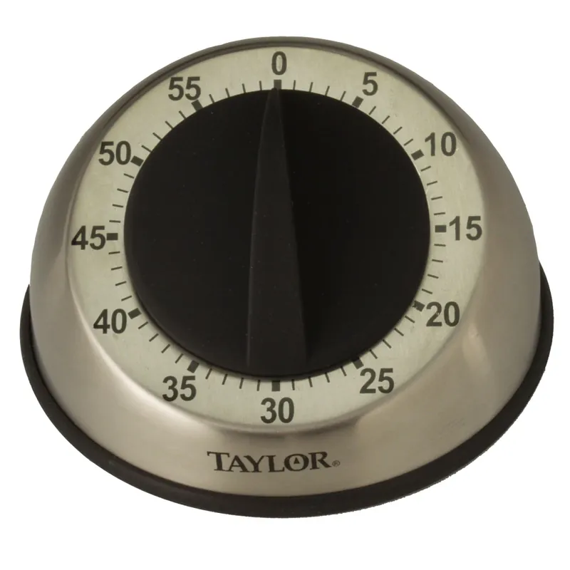 Pro Mechanical Stainless Steel Timer - 60 Minute Capacity, Model 5830