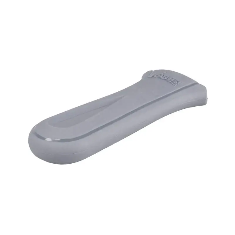 Deluxe Grey Silicone Skillet Handle Holder, 6 Inch Length
