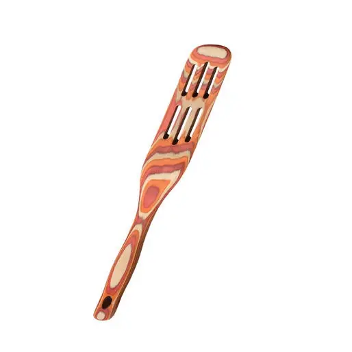 Pakkawood 13-inch Slotted Spurtle In Red
