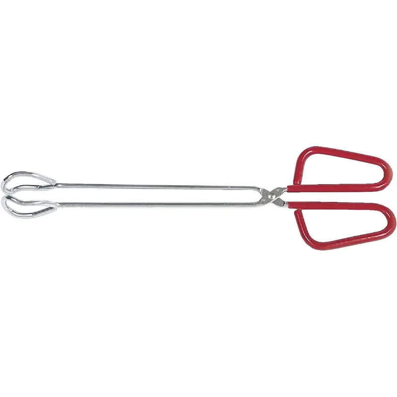 12 Inch Heat-resistant Serving Tongs With Red Handles - Model 1938