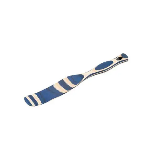 Pakkawood 8-inch Slim Spurtle In Blue - Kitchen Utensil