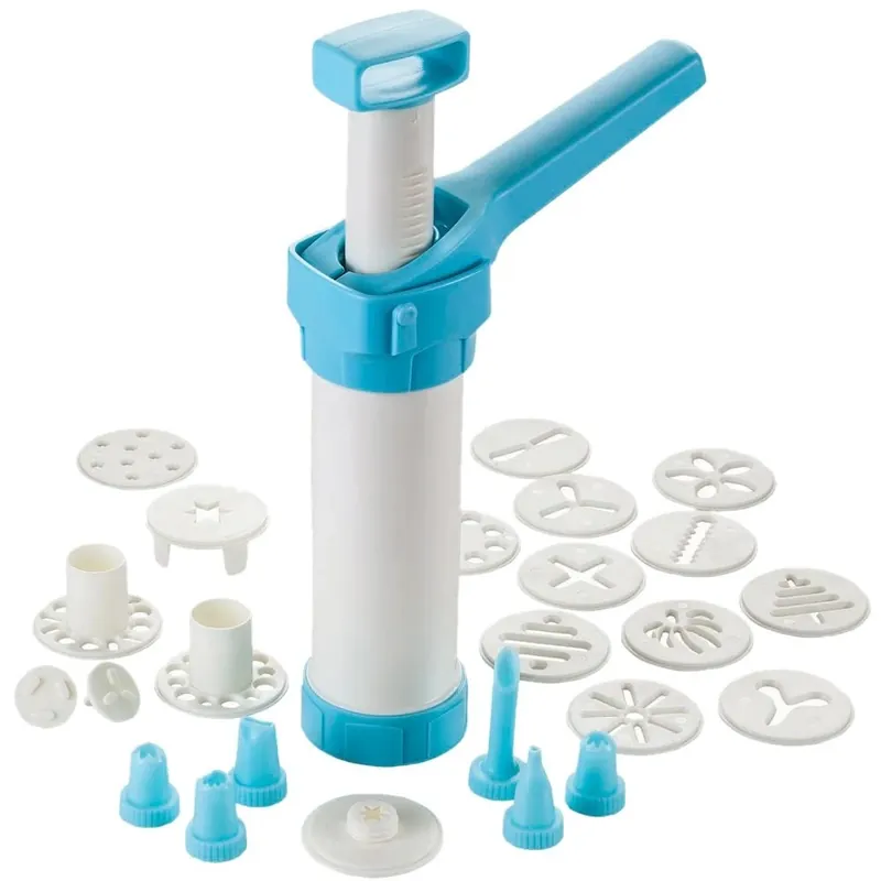 23-piece Easy Action Cookie Press And Food Decorator Set - Model 3696
