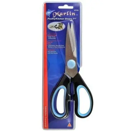 7-1/2 Inch Poultry And Kitchen Shears With Ergonomic Grip