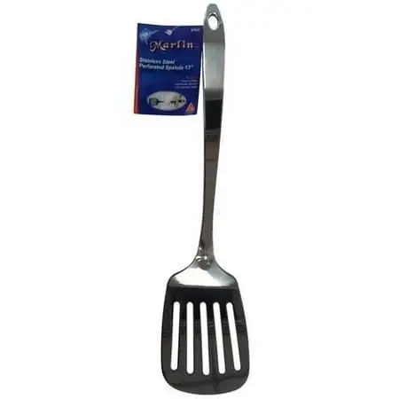 13 Inch Stainless Steel Perforated Spatula For Cooking And Grilling