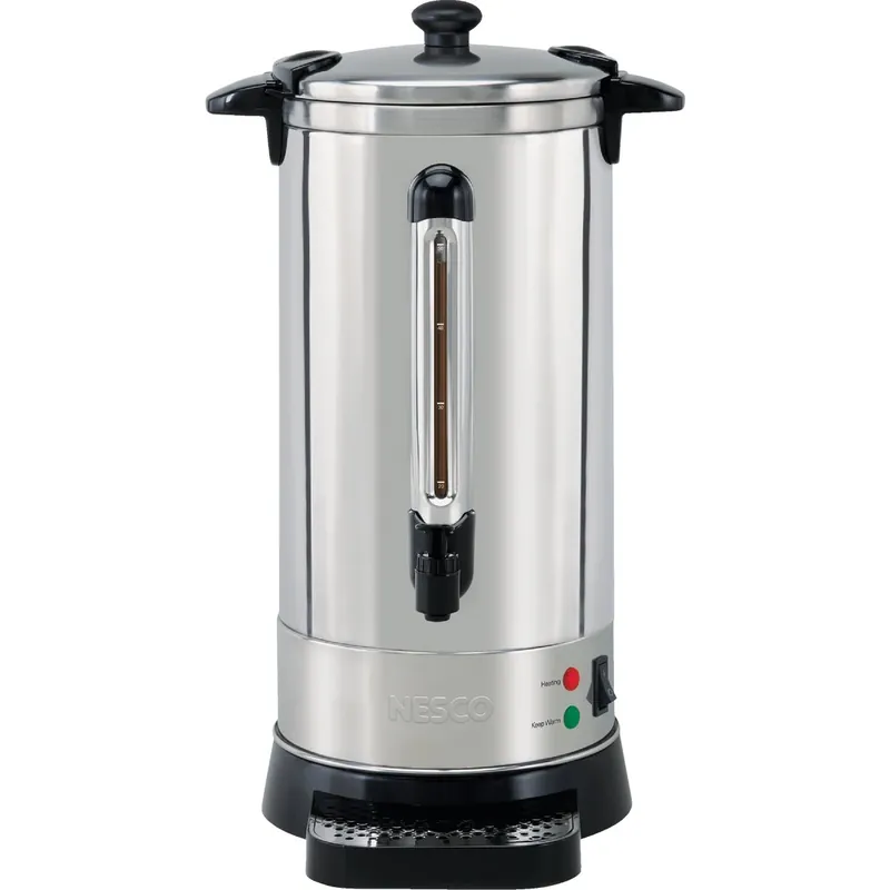50-cup Stainless Steel Coffee Urn With Double Wall Insulation, Model Cu-50