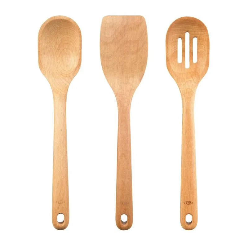Good Grips 3-piece Wooden Utensil Set - Essential Kitchen Tools