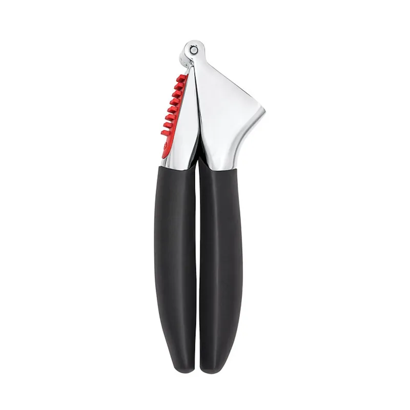 Good Grips 2 In. W X 7 In. L Silver/black Aluminum Garlic Press
