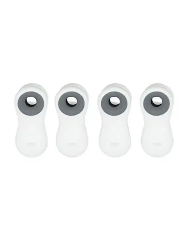 Four-piece Magnetic Kitchen Clips-white-one Size