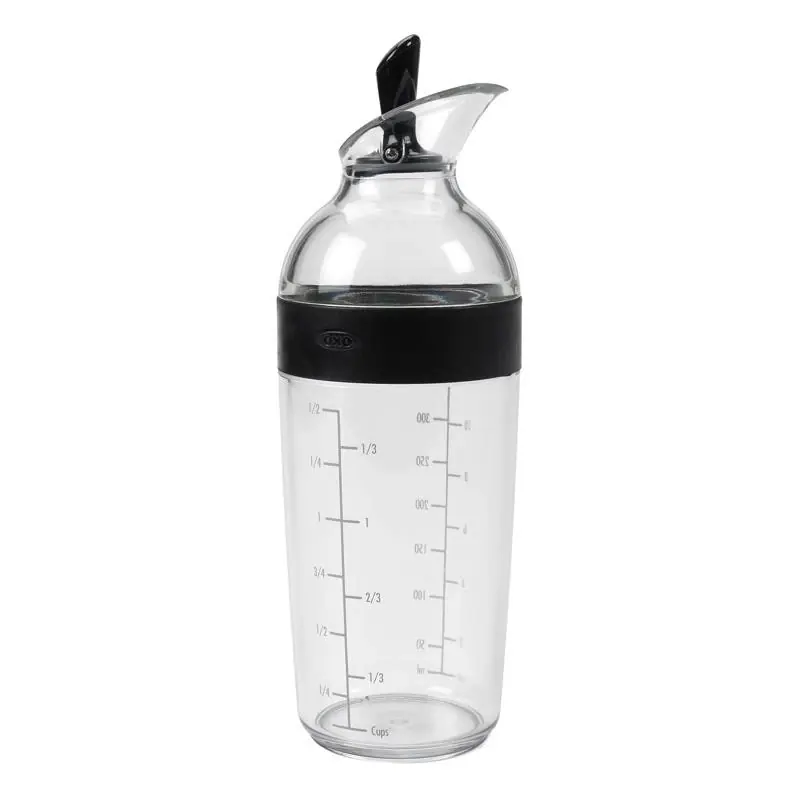 Good Grips Black Plastic Salad Dressing Shaker 1.5 Cups - Kitchen Gadget