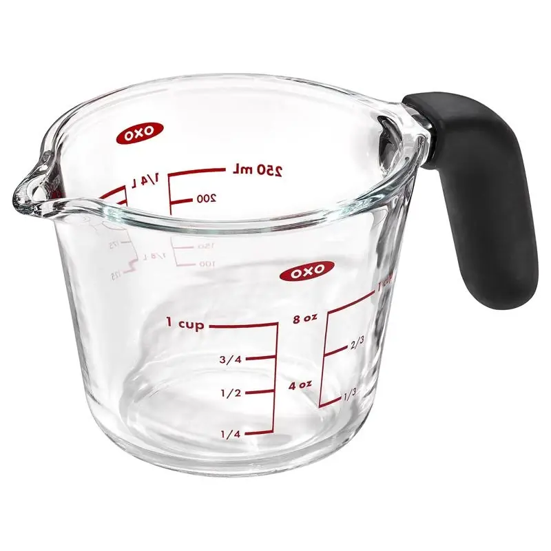 Good Grips 1 Cup Glass Clear Measuring Cup Dishwasher Safe