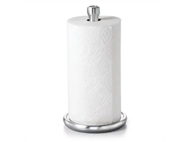 Good Grips Steady Paper Towel Holder, Non-slip Base, Stainless Steel