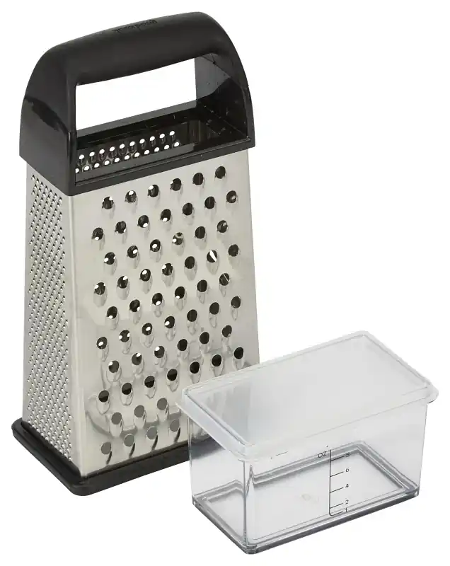 Good Cook Silver/black Stainless Steel Grater 1 Pk