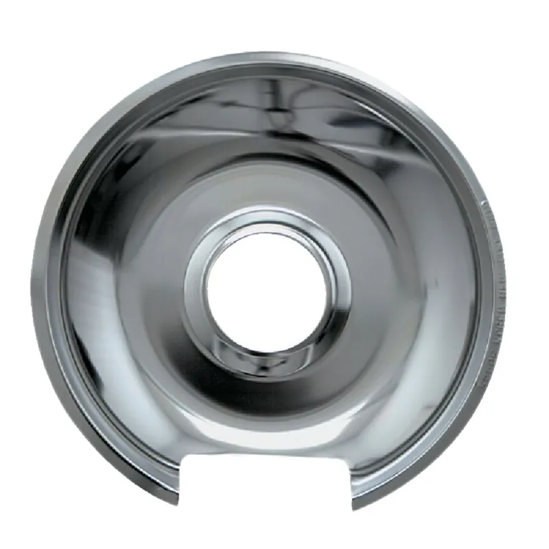 Electric Range Drip Pan, E Series Hinged Element, Chrome, 8 In.