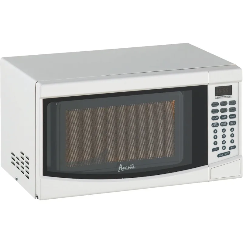 0.7 Cu. Ft. White Countertop Microwave Oven With 9 Power Levels And 6 Cooking Programs