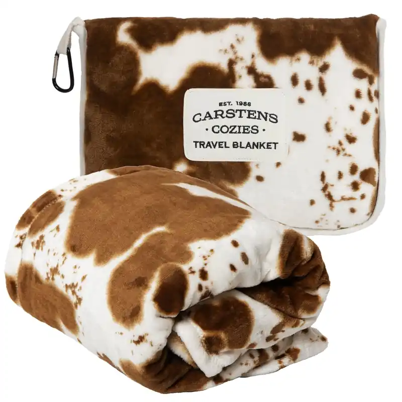 Hair On Hide Travel Blanket