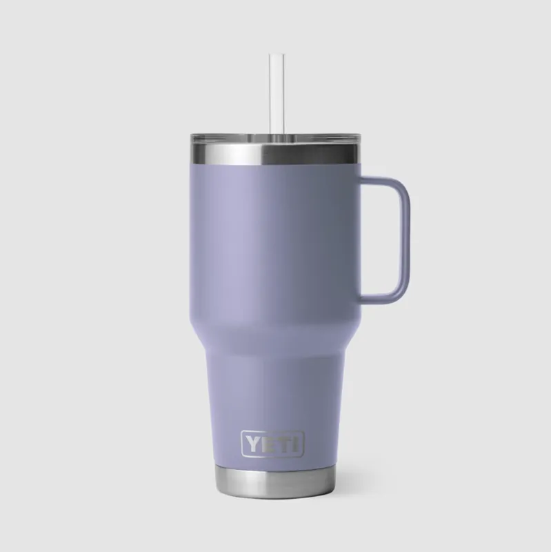 Rambler 35 Ounce Mug With Straw Lid In Cosmic Lilac - Insulated & Dishwasher Safe