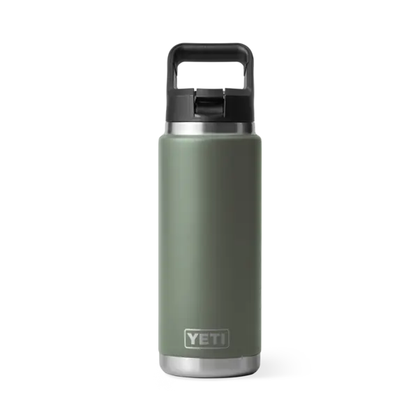 ® Rambler® 26 Oz Water Bottle With Color-matched Straw Cap - Camp Green