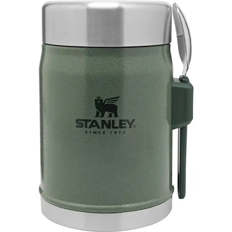 Classic 14 Oz Hammertone Green Food Jar 1 Pk