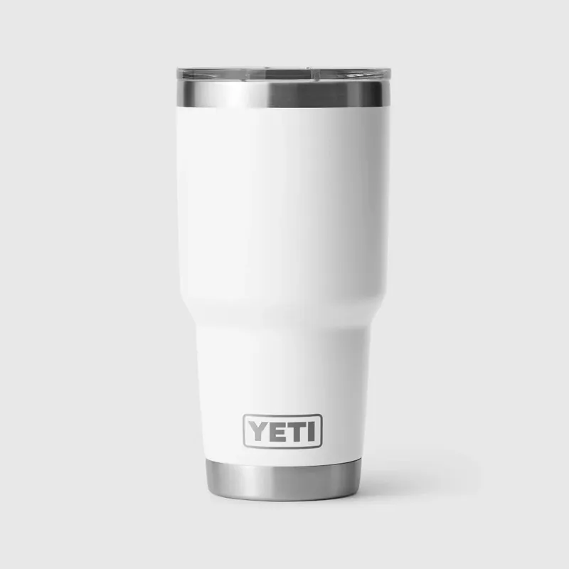 Rambler 30 Oz White Bpa Free Tumbler With Magslider Lid - Insulated Drinkware