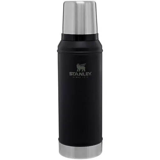 1 Qt. Green Stainless Steel Insulated Vacuum Bottle With Cup Lid