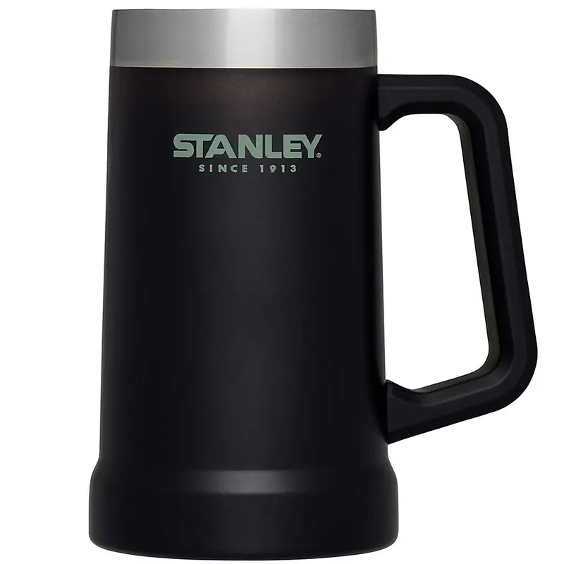 Adventure 24oz Big Grip Stainless Steel Beer Stein - Matte Black