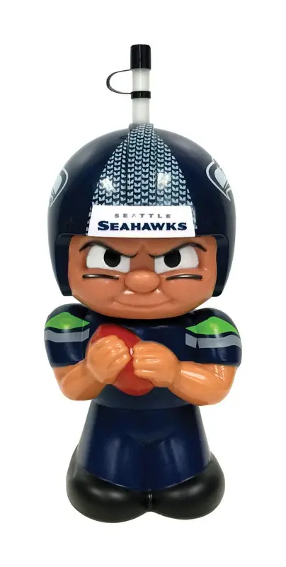 Teenymates 16 Oz Seattle Seahawks Multicolored Bpa Free Water Bottle