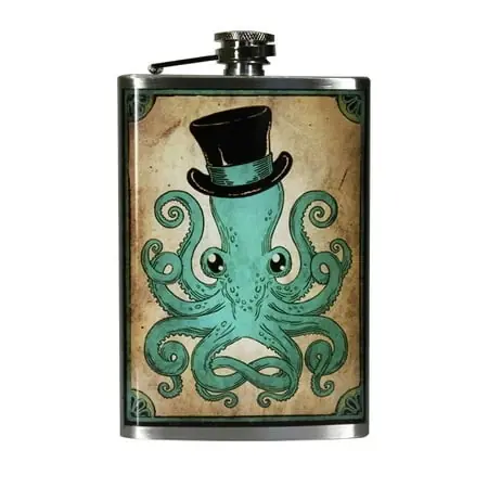 8oz Stainless Steel Flask - Durable And Stylish Design