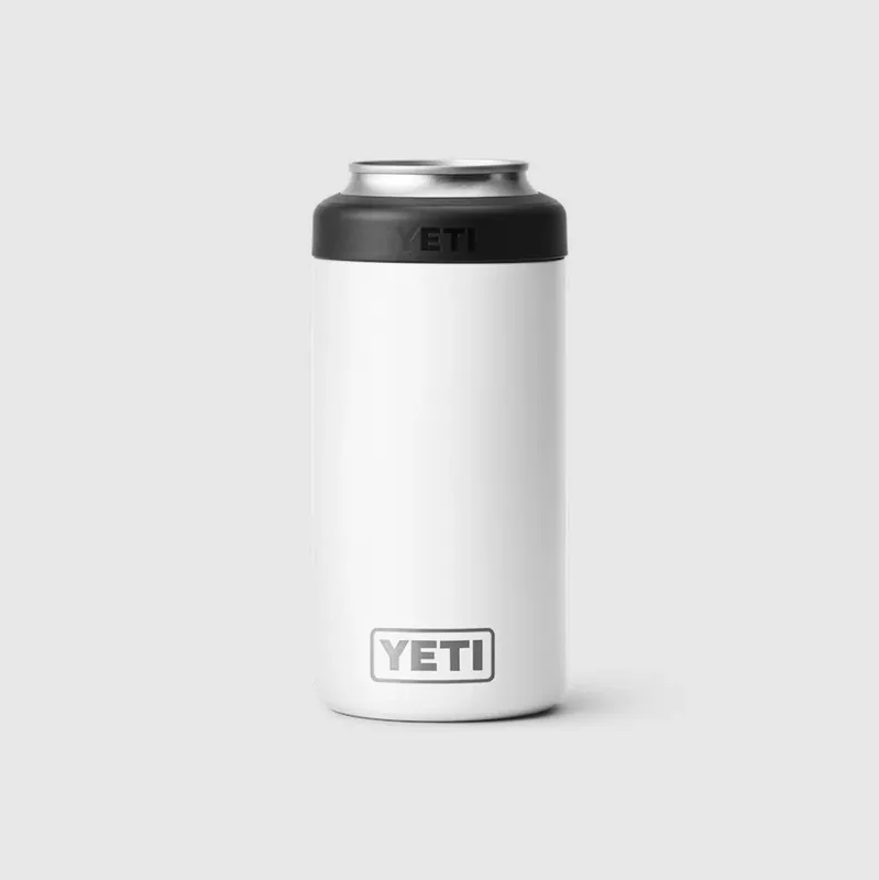 Rambler 16 Oz Colster Tall White Stainless Steel Can Insulator