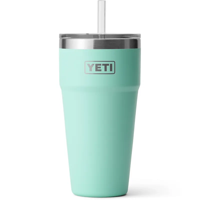 Rambler 26 Oz Seafoam Bpa Free Stackable Cup With Straw Lid