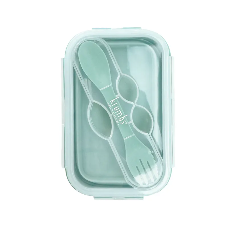 D.m. Merchandising Collapsible Silicone Lunch Container In Green At Nordstrom
