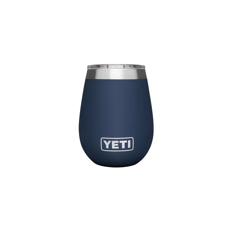 Rambler 10 Oz Navy Bpa Free Wine Tumbler With Magslider Lid